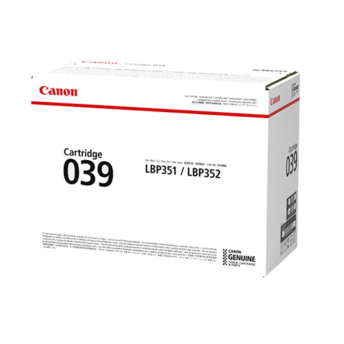 Canon CART039 Black Toner - 6,000 pages