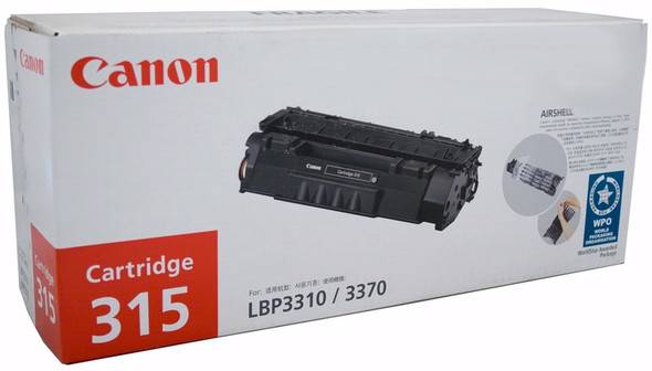 CANON CART315 BLACK TONER FOR LBP3310 LBP3370 3K