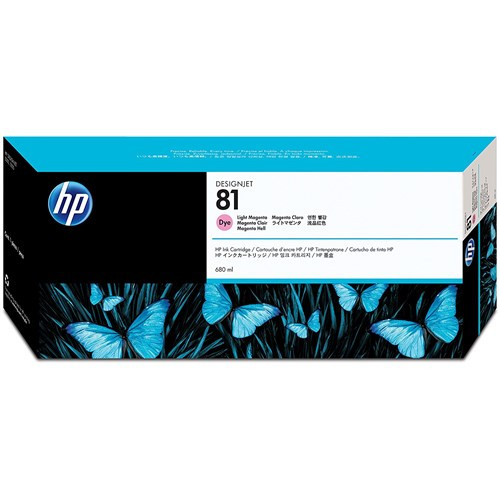 HP 81 680-ML LIGHT MAGENTA DYE INK FOR DJ 5500, 5000