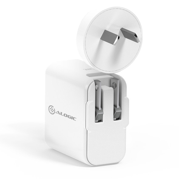 ALOGIC 2 Port USB-C & USB-A Wall Charger 30W with Power Delivery - MOQ:2