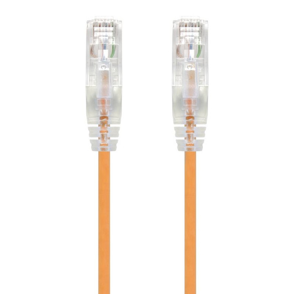 ALOGIC 2m Orange Ultra Slim Cat6 Network Cable, UTP, 28AWG - Series Alpha - MOQ:7