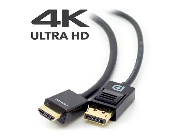 ALOGIC SmartConnect 2m DisplayPort to HDMI Cable with 4K Support - Male to Male - MOQ:3