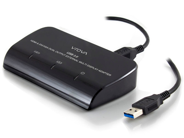 ALOGIC USB 3.0 to HDMI and DVI/VGA Dual Output External Multi Display Adapter - MOQ:1