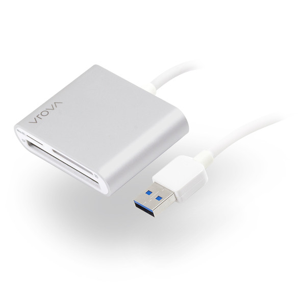 ALOGIC USB 3.0 Multi Card Reader - Micro SD, SD & Compact Flash - Prime Series  - MOQ:2