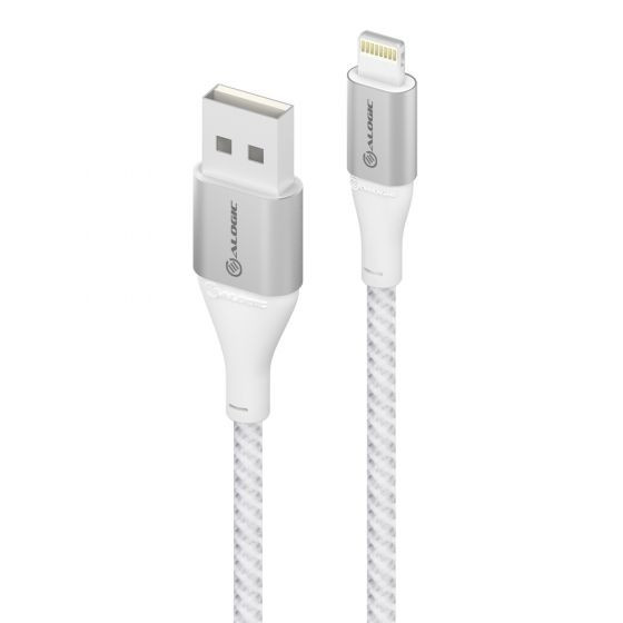 ALOGIC Super Ultra USB-A to Lightning Cable - 1.5m - Silver - MOQ:3