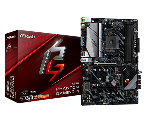 AMD X570; 128GB: Ryzen 2000 & 3000 Series; Storage: 8 SATA3, 1 Hyper M.2 (PCIe Gen4 x4 & SATA3), 1 Hyper M.2 (PCIe Gen4 x4); Audio: 7.1 CH HD Audio;