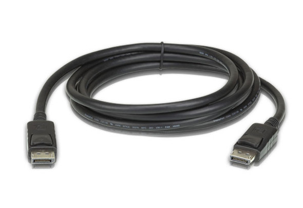 3M DisplayPort Cable Support 4K UHD, up to 3840 x 2160 @ 60Hz. 28 AWG copper wire construction for high-definition media connections