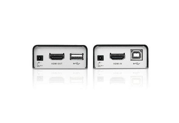 HDMI/USB Cat 5 Extender (1080p@40m), supports all USB 2.0 full speed device (up to 12 Mbps). Supports USB touch panel. - [ OLD SKU: VE-803 ]