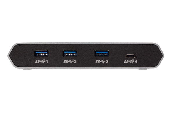 Aten USB-C Gen 2 Sharing Switch with Power Pass Through, BEZEL-X feature allows two laptops to share files with each other