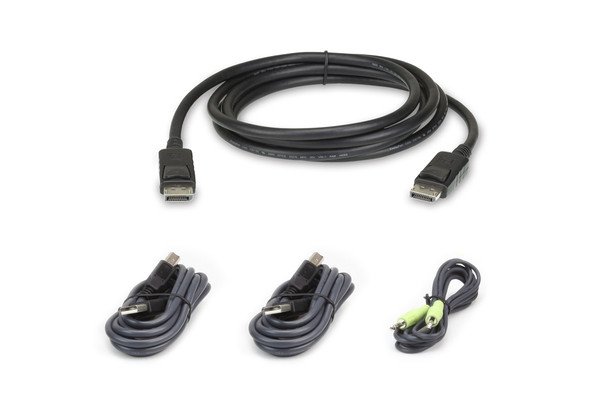 1.8M USB DisplayPort Secure KVM Cable Kit