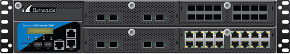 Barracuda CloudGen Firewall F-Series F1000 model CE0 (16 copper 1G and 4 SFP+ 10G ports)