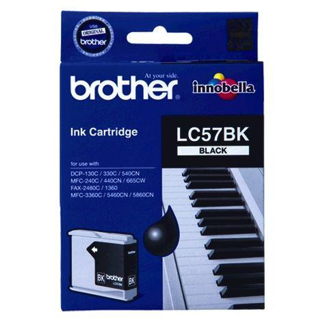 BLK INK LC57BK FOR DCP-350C,MFC-465CN/685CW/885CW/FAX2480C