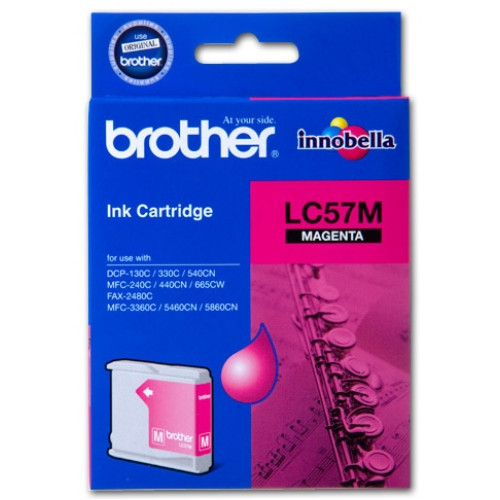 MAGENTA INK LC57M FOR DCP-350C,MFC-465CN/685CW/885CW