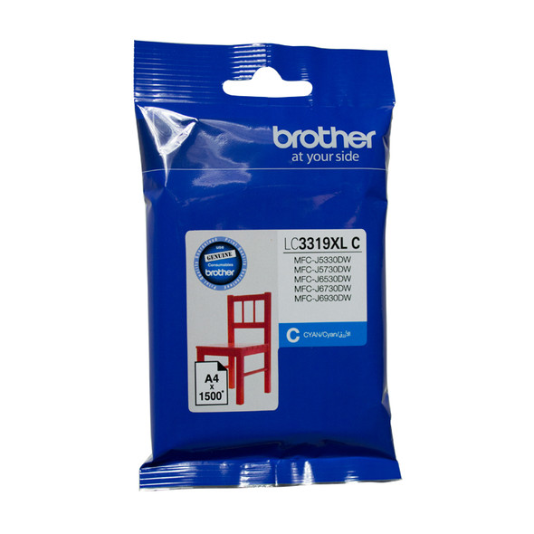 CYAN INK CARTRIDGE TO SUIT MFC-J5330DW/J5730DW/J6530DW/J6730DW/J6930DW/ - UP TO 1500 PAGES