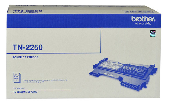 Brother Mono Laser Toner TN-2250 - High Yield -  up to 2,600 pgs