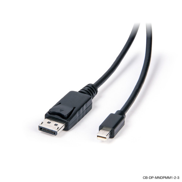 1m Mini DisplayPort to DisplayPort Cable Male to Male - Supports 4K - MOQ 10
