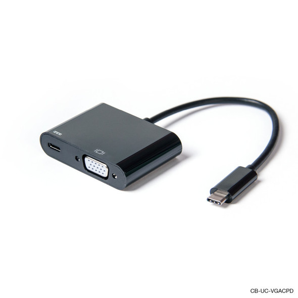 15cm USB-C to VGA Adapter with Type C PD port F