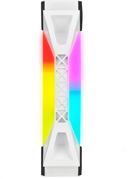 WHITE QL120 RGB, 120mm RGB LED Fan, Single Pack