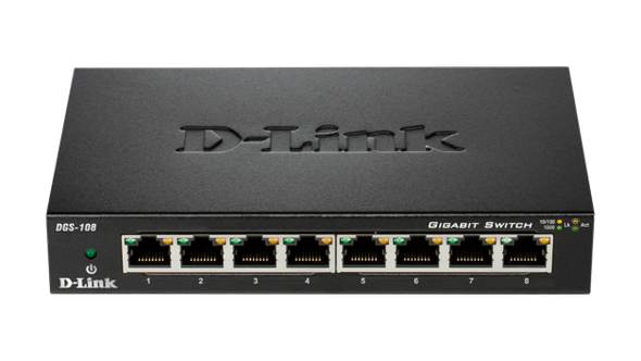 8-Port Gigabit Desktop Switch (Metal Housing)