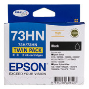 Epson 73H / 73HN High Capacity Black Ink - Twin Pack