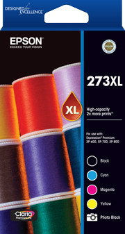 Epson 273XL High Capacity Claria Premium 5 ink Value Pack Expression Premium 