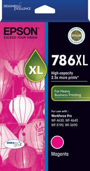 786XL High Capacity  DURABrite Ultra Magenta ink - WorkForce Pro WF-4630, WF-4640