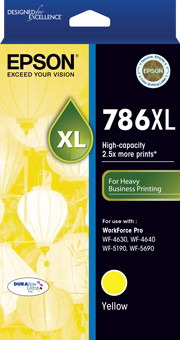 786XL High Capacity DURABrite Ultra Yellow ink - WorkForce Pro WF-4630, WF-4640