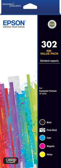 302 5 colour Ink Pack Claria Premium - XP-6000 XP-6100