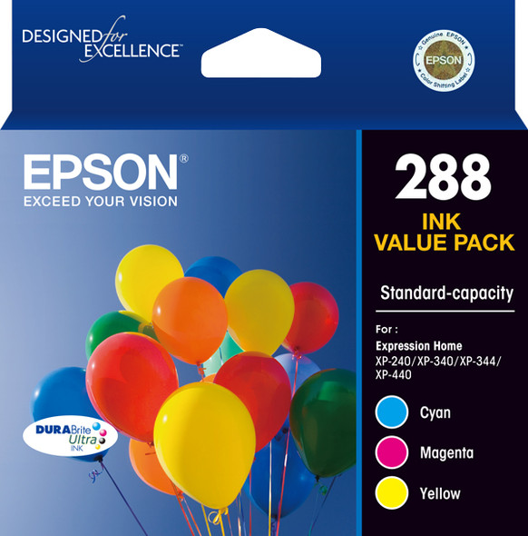 288 3 colour ink pack  - XP-240 XP-340 XP-440