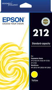 212 Std Yellow Ink - XP-4100, XP-3105, XP-3100, XP-2100, WF-2850, WF-2830, WF-2810