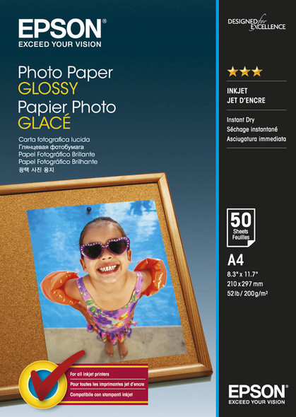 Epson Photo Paper Glossy A4 50 Sheet