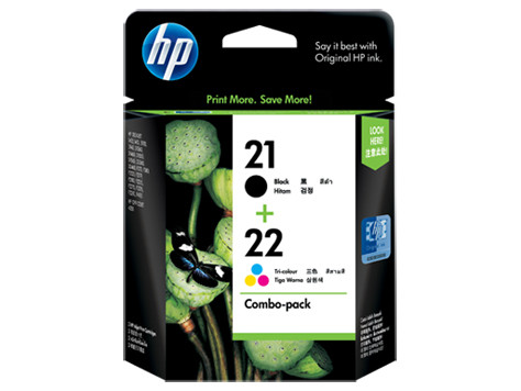 HP 21/22 INKJET COMBO PACK
