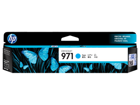 HP 971 Cyan Officejet Ink Cartridge