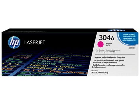 HP CC533A MAGENTA TONER 2800 PAGE YIELD FOR CLJ CP2025 CM2320MFP