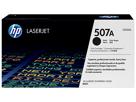HP 507A BLACK TONER 5500 PAGE YIELD FOR M551