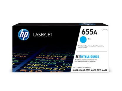 HP 655A Cyan Original LaserJet Toner Cartridge