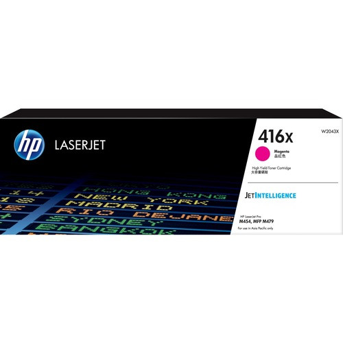 HP 416X MAGENTA LASERJET TONER CARTRIDGE 6K W2043X