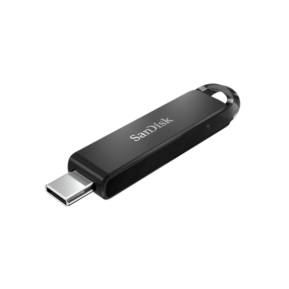 SanDisk Ultra USB Type-C Flash Drive, CZ460 32GB, USB Type C 3.1, Black, Super-thin Retractable, 5Y