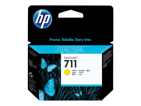 HP 711 29-ML Yellow DesignJet Ink - T120/T520/T125/T130/T525/T530