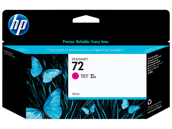 HP 72 MAGENTA INK CARTRIDGE 130 ML C9372A