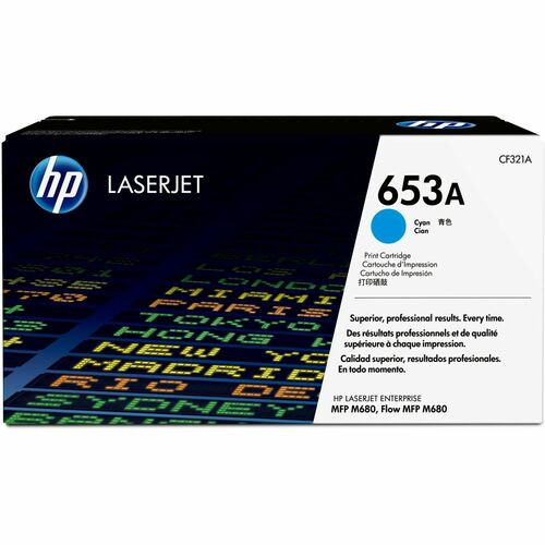 HP 653A Cyan Original LaserJet Toner Cartridge CF321A