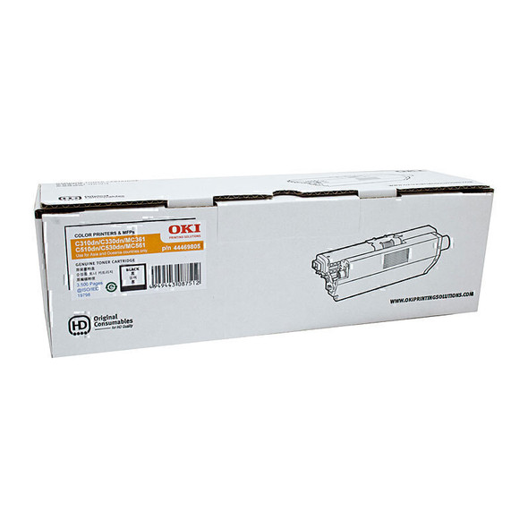 OKI  Black genuine toner 3.5k C310 / C330 / MC361 / 362 44469805