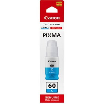 CANON GI60C CYAN 70ML INK BOTTLE FOR PIXMA ENDURANCE MEGATANK