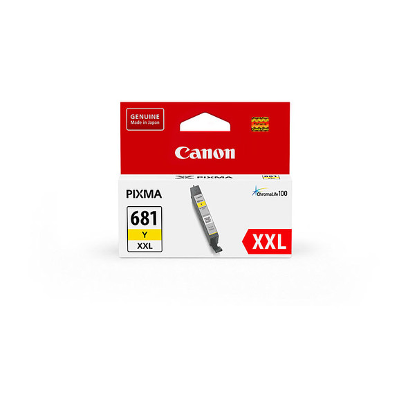 CANON CLI681XXLY YELLOW INK TANK 800 PAGES FOR TR7560 TR8560 TS6160 TS8160 TS9160