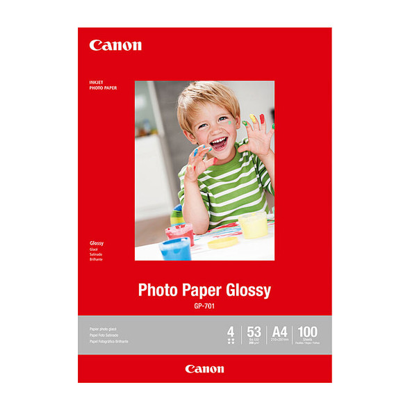Canon GP701A4-100 100 Sheets, 200 gsm Glossy Photo Paper