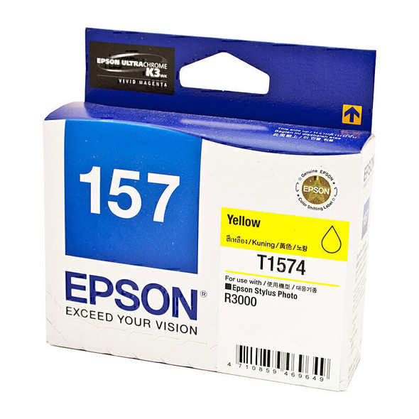 Epson 157 Yellow ink cartridge STYLUS PHOTO R3000