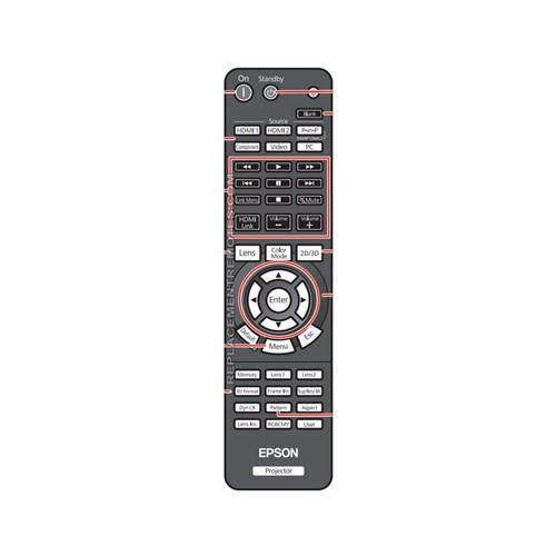 Epson Projector remote control FOR EH-LS10000