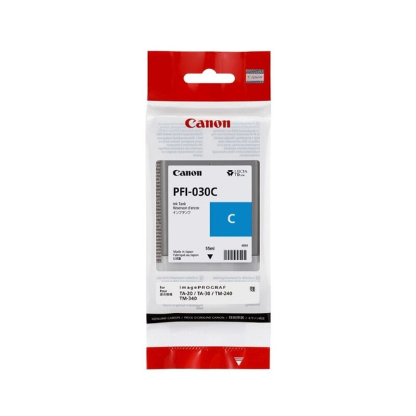 Canon PFI-030C Cyan ink TA /TM - 55ML
