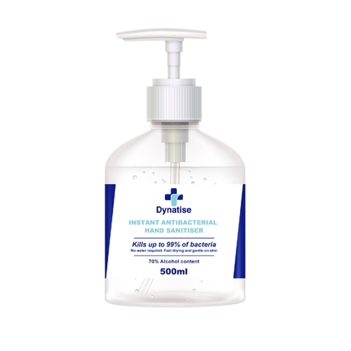 Dynatise Hand Sanitiser Gel - 500ml Pump Bottle