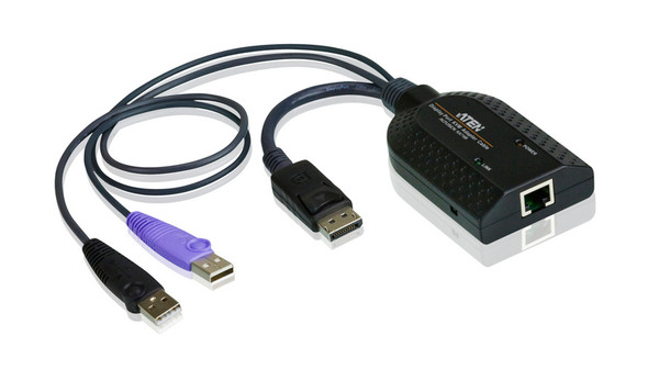 DisplayPort USB Virtual Media KVM Adapter Cable with Smart Card Reader - [ OLD SKU: KA7169 ]